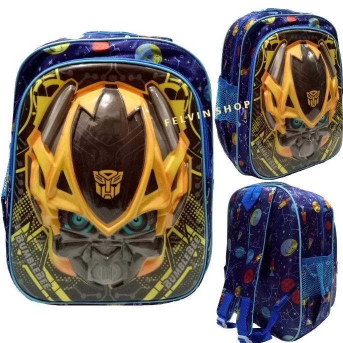 Tas Ransel Sekolah Anak Laki laki TK BUMBLEBEE K MIKA LED