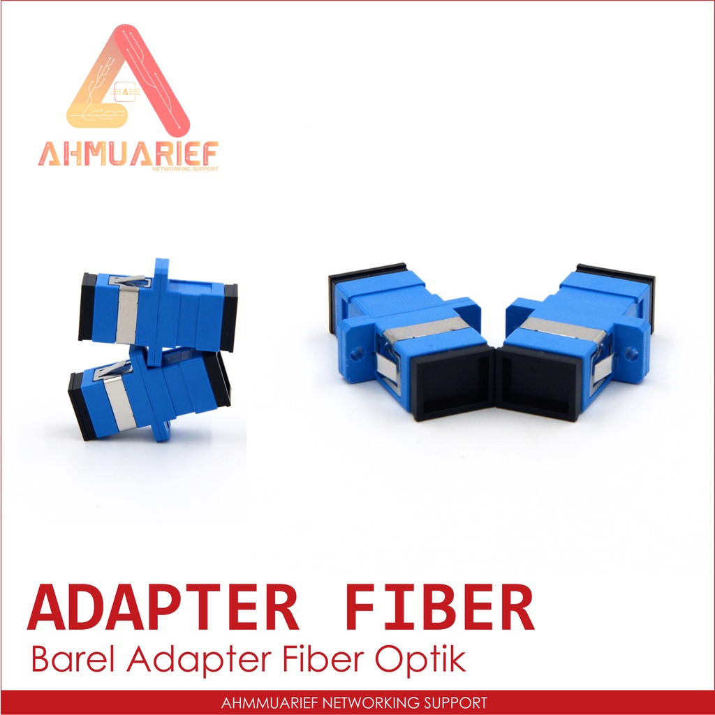 Barel Adapter Sambungan Fiber Optik SC UPC