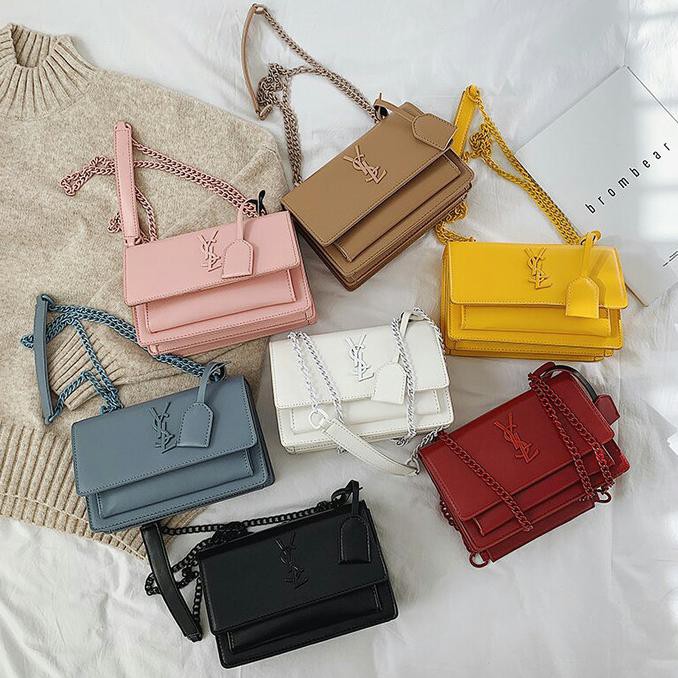 Flash Sale - Tas Wanita Import Tas Batam Tas Pesta Cincin Mewah - Merah Muda