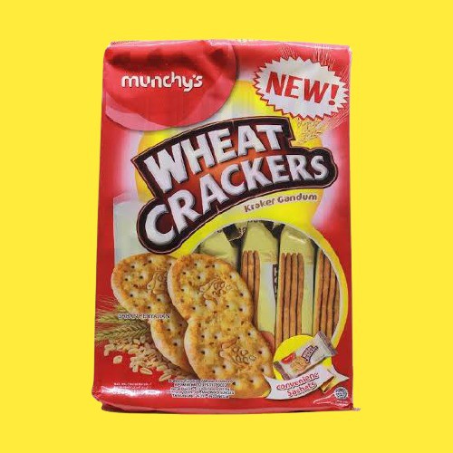 

Munchys Wheat Crackers / Biskuit Gandum munchy's 322gr