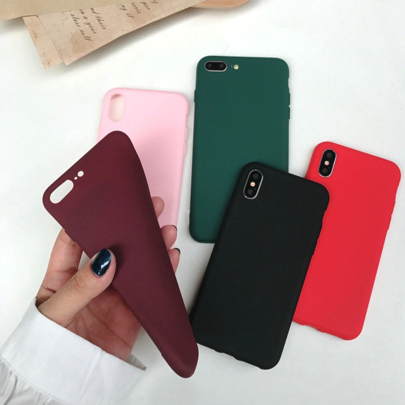 Case Oppo A3S Softcase Candy Macaron Polos