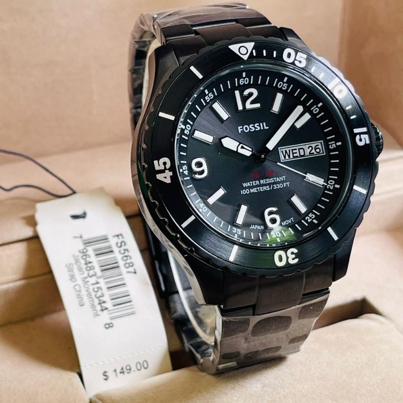 TERBARU JAM TANGAN PRIA FSSIL FS-5687 ORIGINAL 100% GARANSI 1 TAHUN