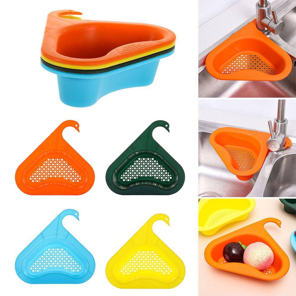 Pineapple Swan Drain Basket Gadget Rak Saringan Wastafel Multifungsi Rumah Tangga