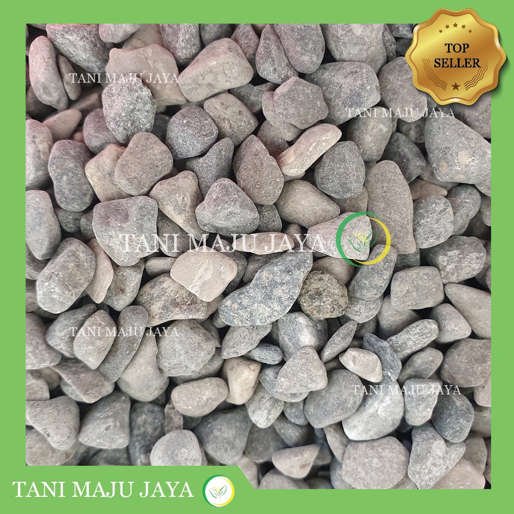 Batu Hias Gray 500 gram Media Tanam Sukulen Pot Tanaman Dasaran Aquascape