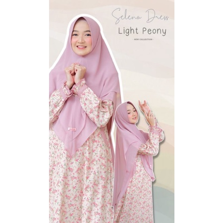 Attinhijabstore Gamis Motif Katun Jepang Toyobo Selena Dress