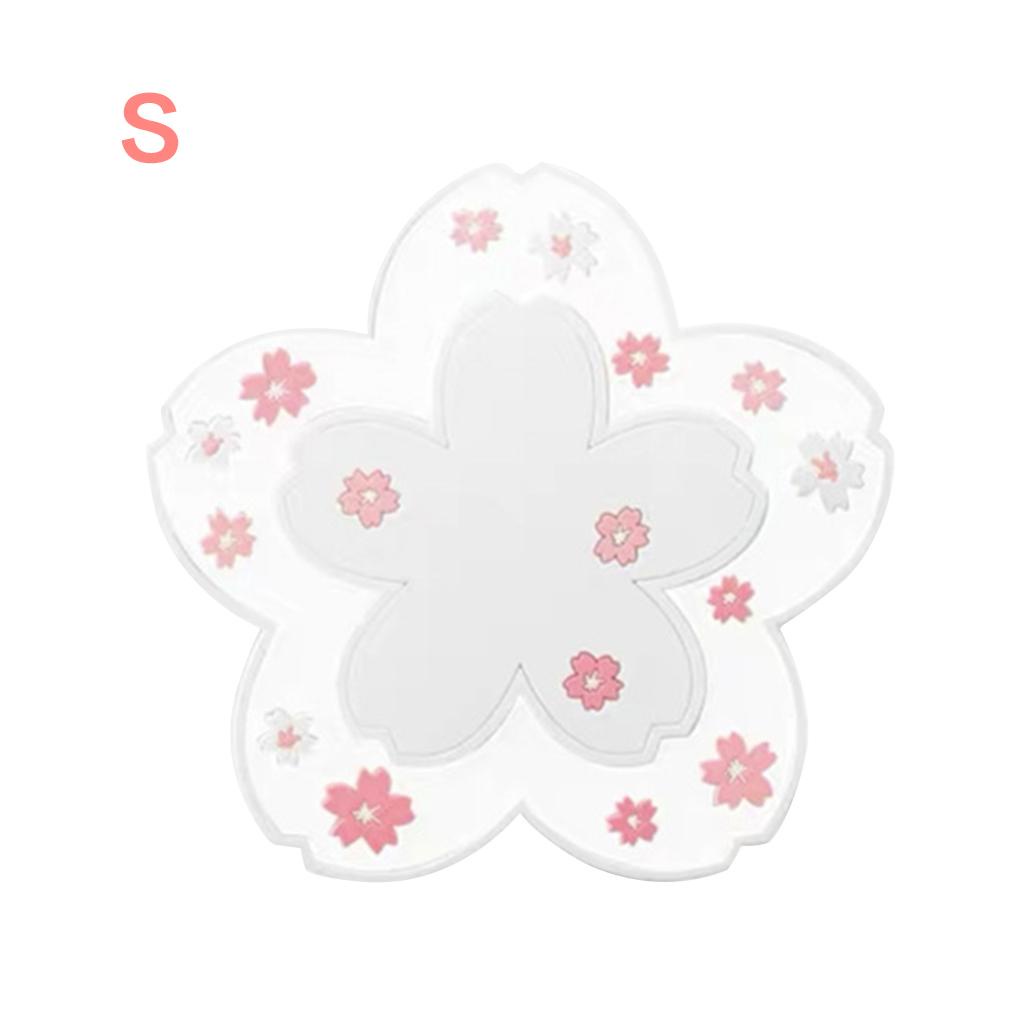 Cup Pad PVC Flower Teacup Holder Mat Anti/ -Slip Minuman Panas/ -Resist Placemat Table Cushion Alat Dapur