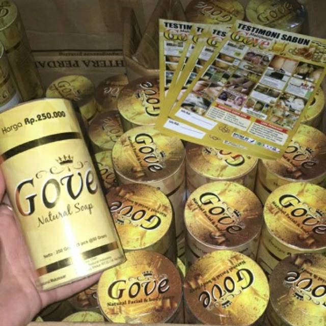 Sabun Gove kemasan baru orignal per tabung isi 5 pcs