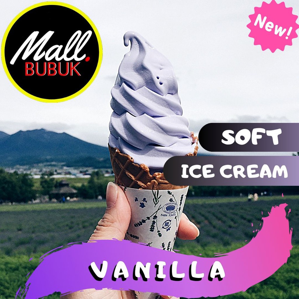 

SOFT ICE CREAM rasa VANILLA 1Kg - Bubuk SOFT ICE CREAM rasa VANILLA