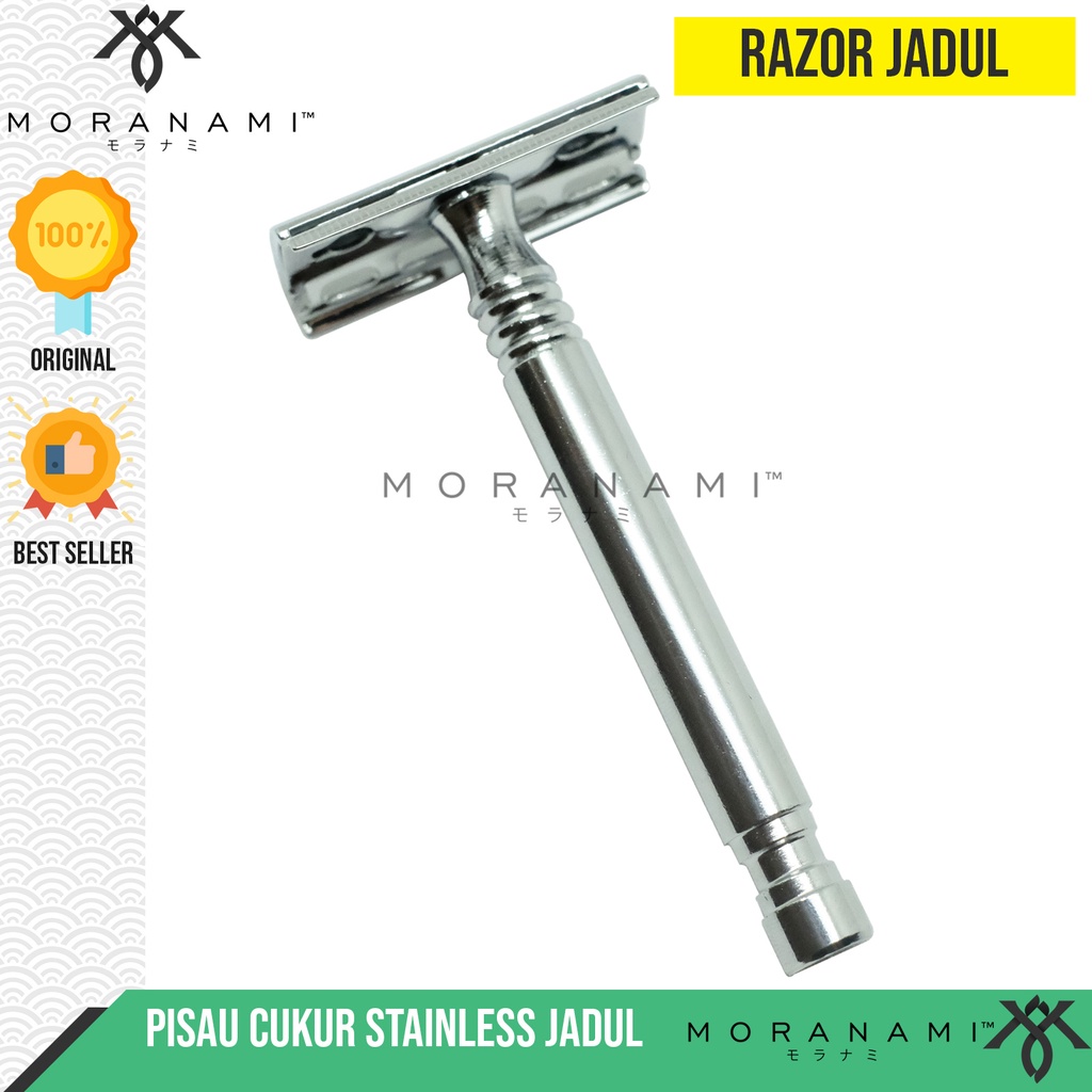 Pisau Cukur Jenggot Cukur Kumis Razor Blade Stainless Isi Ulang Silet Jadul QR