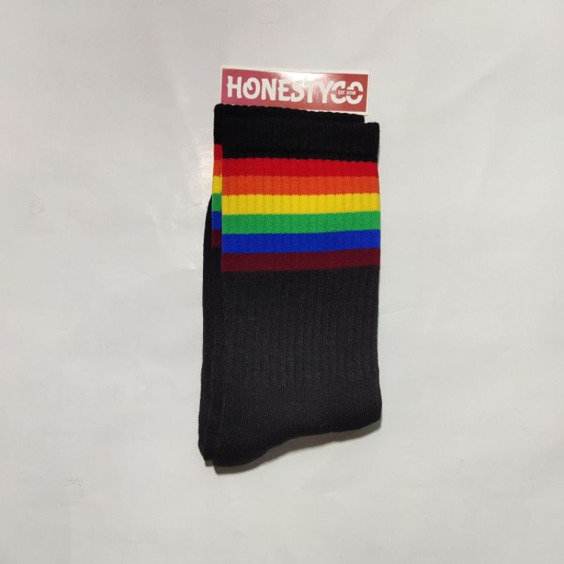 Kaos Kaki Old School Rainbow Pria Wanita HONESTYCO