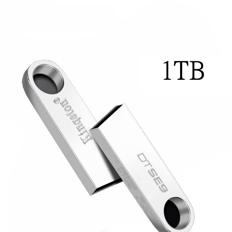 Flash Drive USB 2.0 Kecepatan Tinggi 1TB Bahan Metal Anti Air