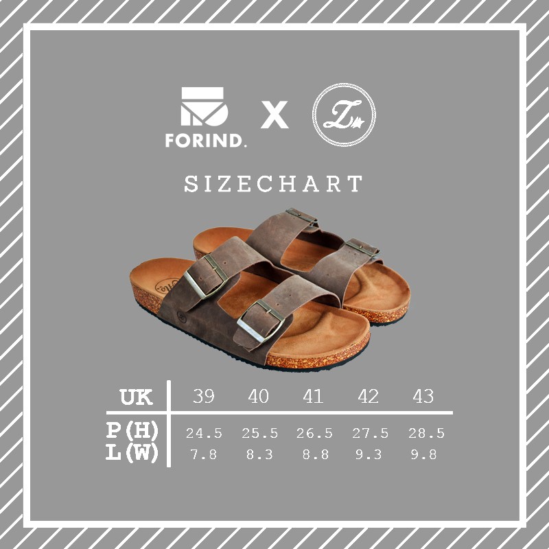 Cozy Brown | Sandal Kulit Asli Casual Ori Simple Pria Cowok Men Sendal Footwear | FORIND x Zapato