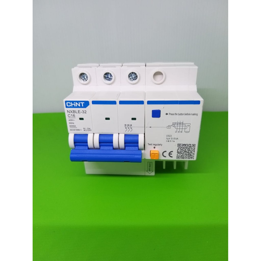 RCBO + MCB Chint NXBLE-32 3P 16 (A)