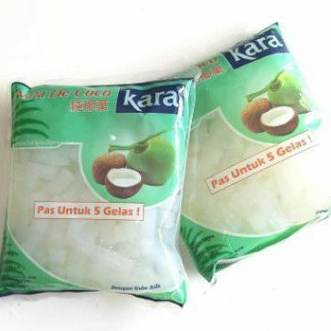 

Kara kelapa NATA DE COCO gula asli kelapa bentuk kotak 1 kg.