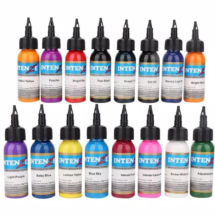 Tinta Tattoo Ink Tato Intenze Dan Eternal 30Ml