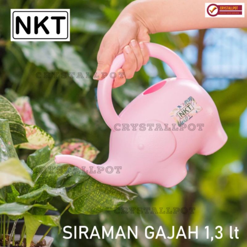 siraman tanaman model gajah NKT 1,3 liter penyiram tanaman - NKT GAJAH