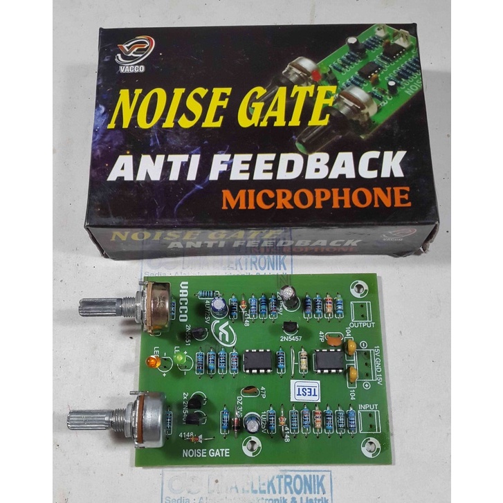 NOISE GATE ANTI FEEDBACK MICROPHONE