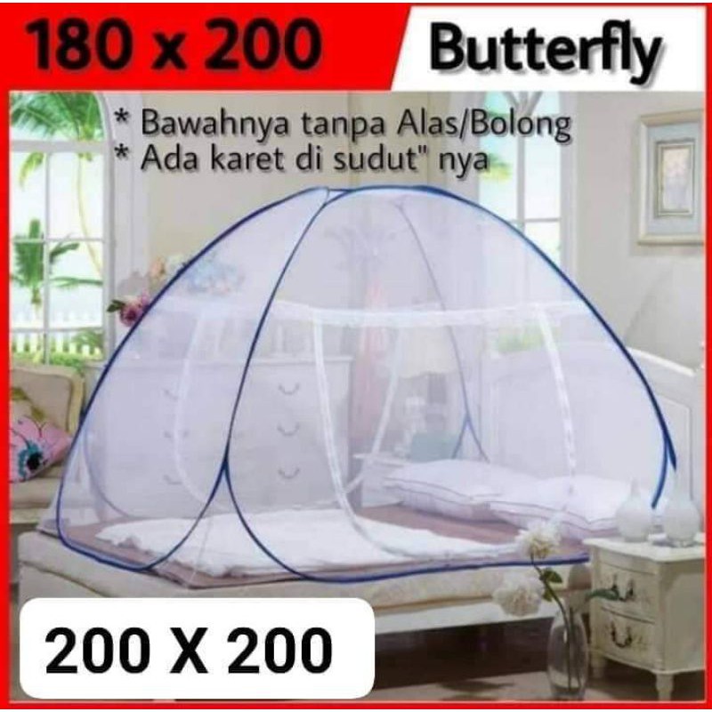 kelambu lipat butterfly