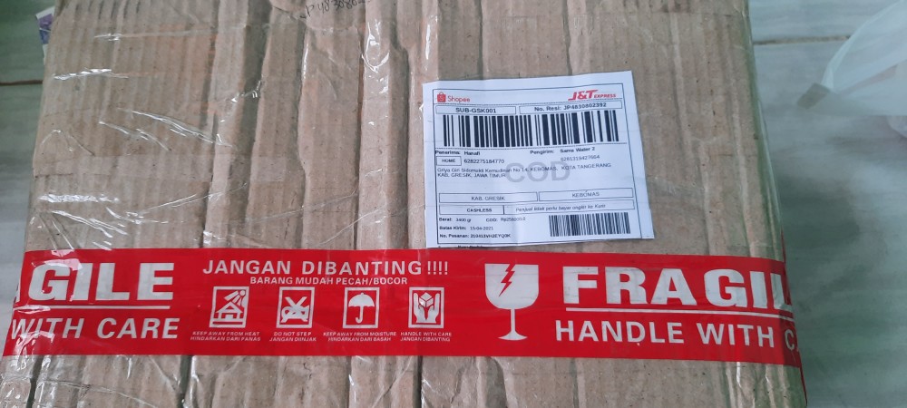 Penjernih Air Filter Air 2 Tabung Housing Nanotec 10 Drat 1/2 Atau 3/4 Bening