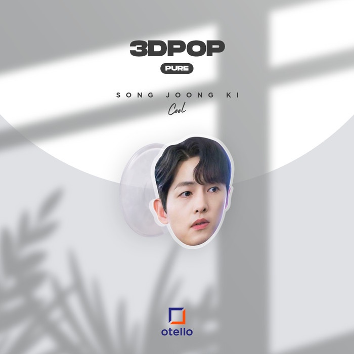 Griptok Acrylic Song Joong Ki 3D Pure Pop Reusable Phone Grip Premium Socket Popstand Akrilik