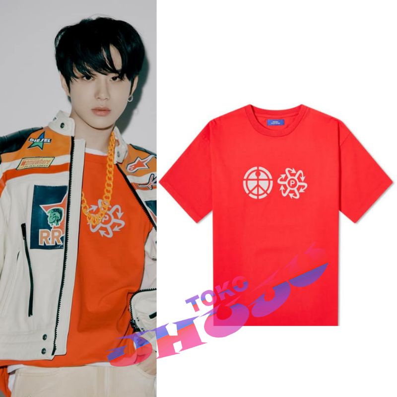 Baju T shirt NCT Jungwoo Pacbet Logo besar