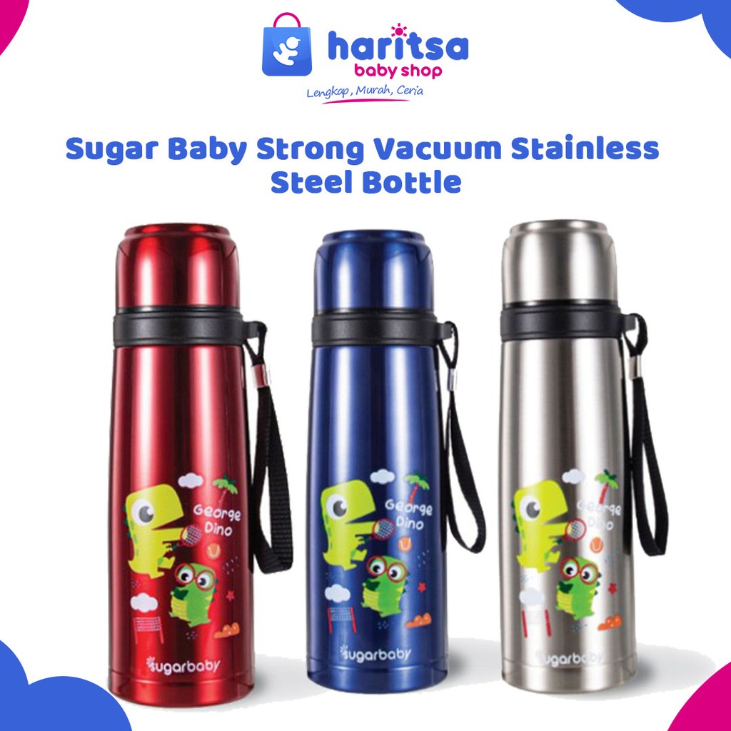 Sugar Baby Strong Vacuum Stainless  Steel Bottle 600 ML / Thermos Air Panas