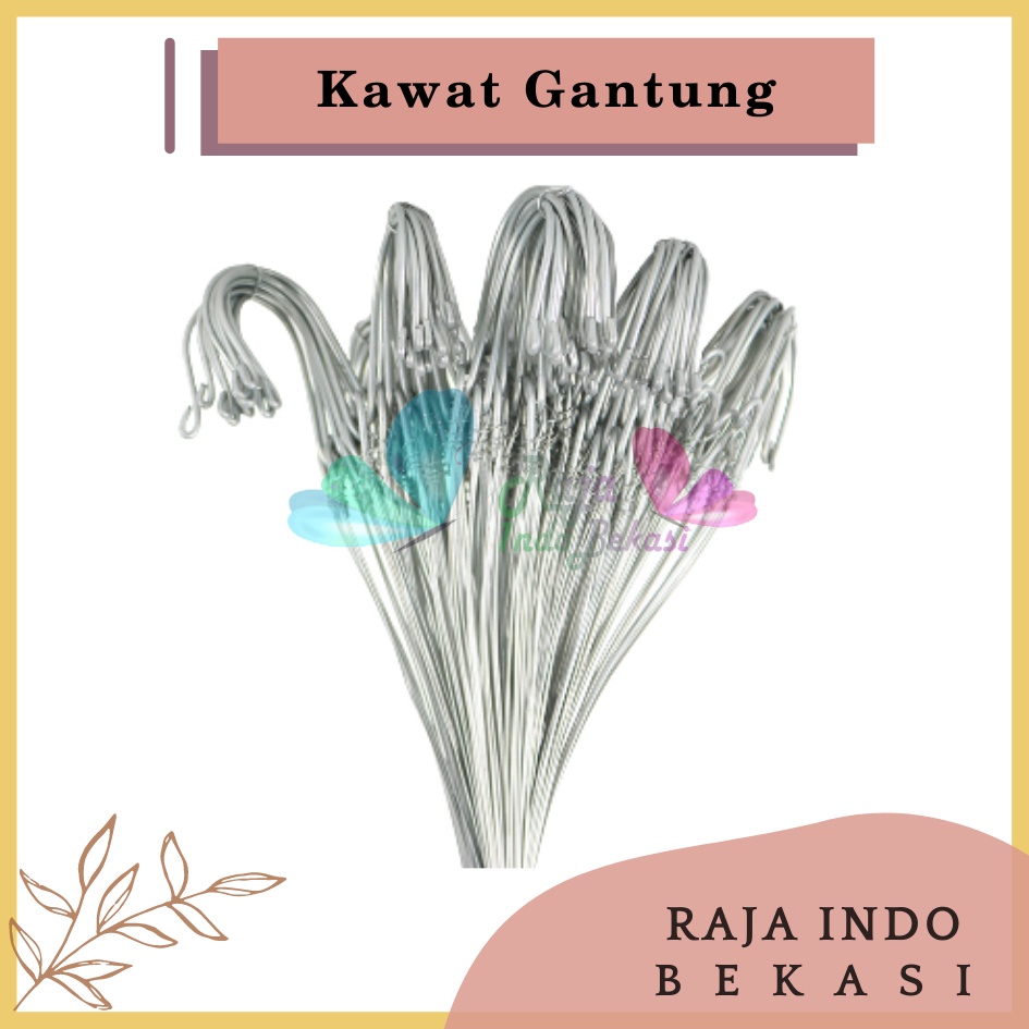 K55 - Kawat Gantung Besi Kuat Untuk Pot Gantung Gantungan Kawat Bukan Gantungan Plastik