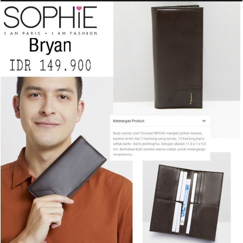 DOMPET PRIA PANJANG SOPHIE MARTIN ALIVE MURAH DOMPET BRYAN