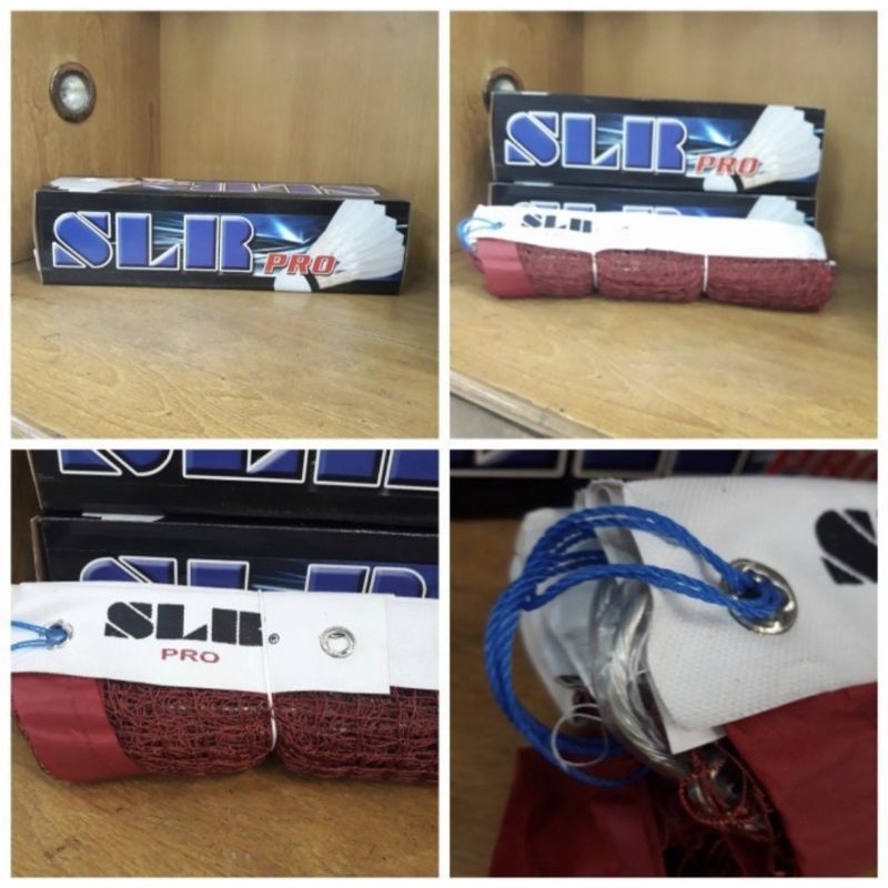 Net Badminton / Net Bulutangkis / Jaring Bulutangkis SLR Pro Seling Baja ORIGINAL