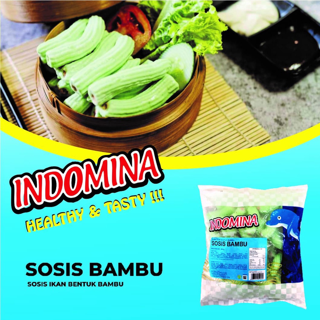 

INDOMINA Olahan Ikan Sosis Bambu 500 Gram