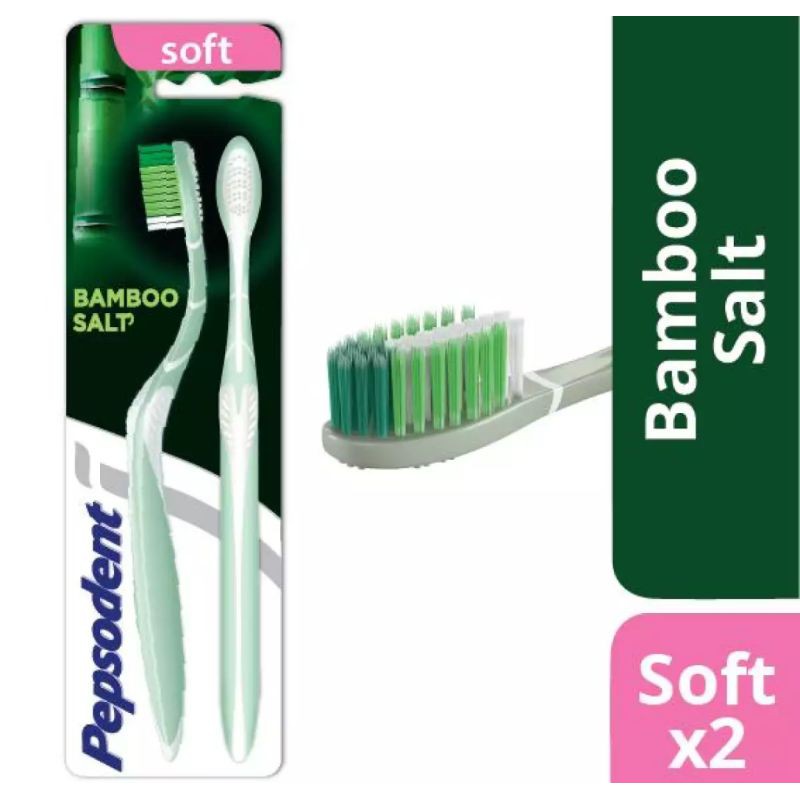 Sikat Gigi Pepsodent Bamboo Salt