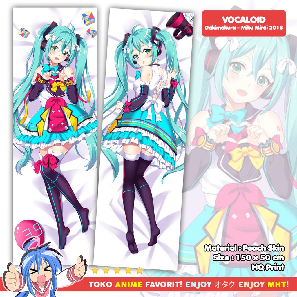 Sarung Bantal Anime Dakimakura Vocaloid : Miku Magical Mirai 2019