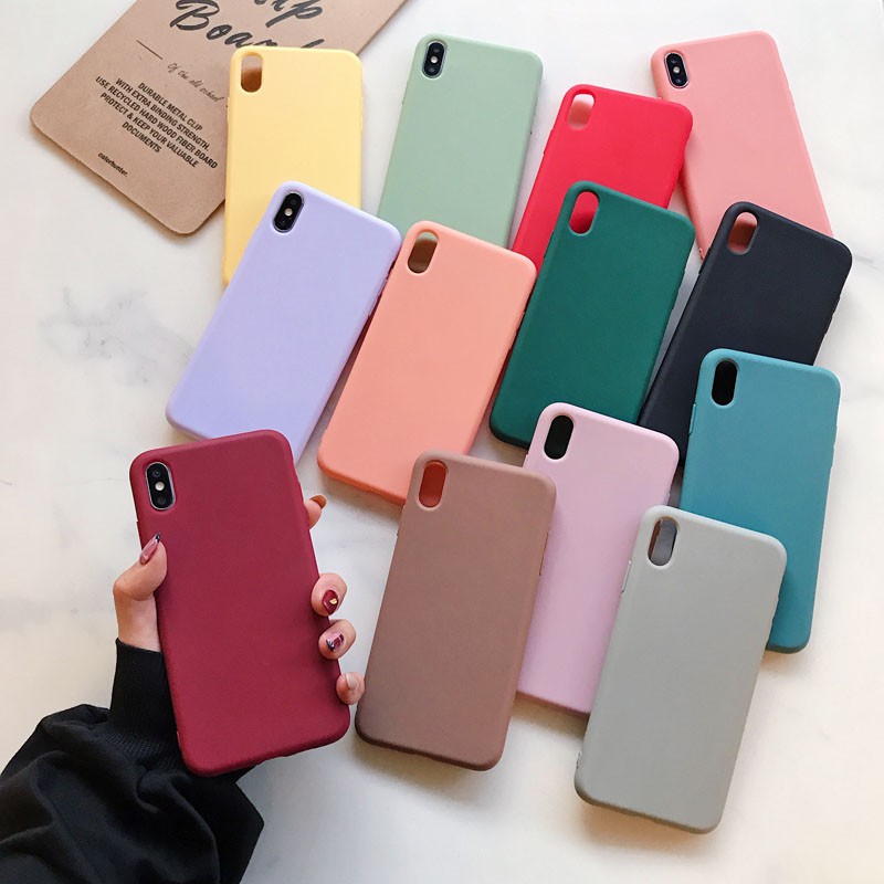 Samsung A32 4G A12 A01 CORE M01 A21S A70E A01 A11 M11  A41 Silicon Case Polos Candy