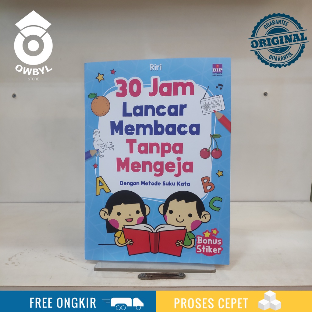 Buku 30 Jam Lancar Membaca Tanpa Mengeja