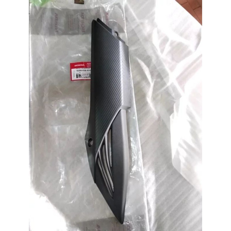 Cover Tameng Pelindung Knalpot Honda Supra GTR 150 - Cover Muffler 18356-K56-N10