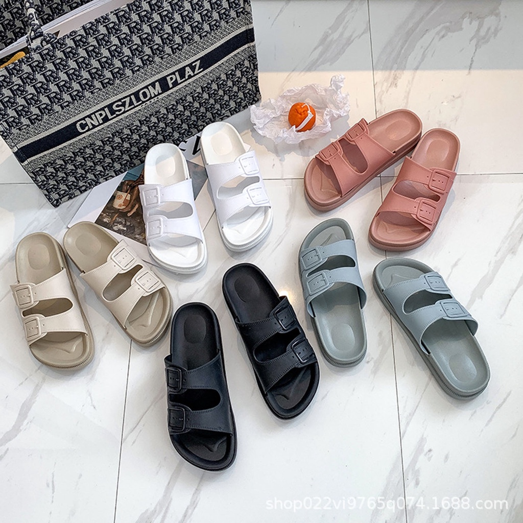 PROMO 10.10 PUNCAK ☀ACCBAYI☀ SF07 Sandal Gunung Slop Slip On Teplek Wanita Pria Sandal Cewek Sandal Cowok Sandal Unisex Sandal Import Sandal Premium