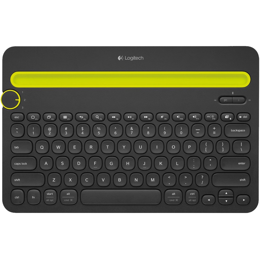 Keyboard Wireless Logitech K480 Multi Device Black Original Garansi 1 Tahun