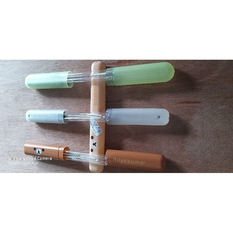 glass straw souvenir | cinderamata sedotan kaca