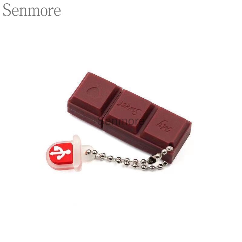 Pendrive128gb 1TB 2tb 1GB / 8 / 16 / 32 / 64 64 Gb Desain Kartun Kelinci Putih Coklat Chips Untuk Hadiah