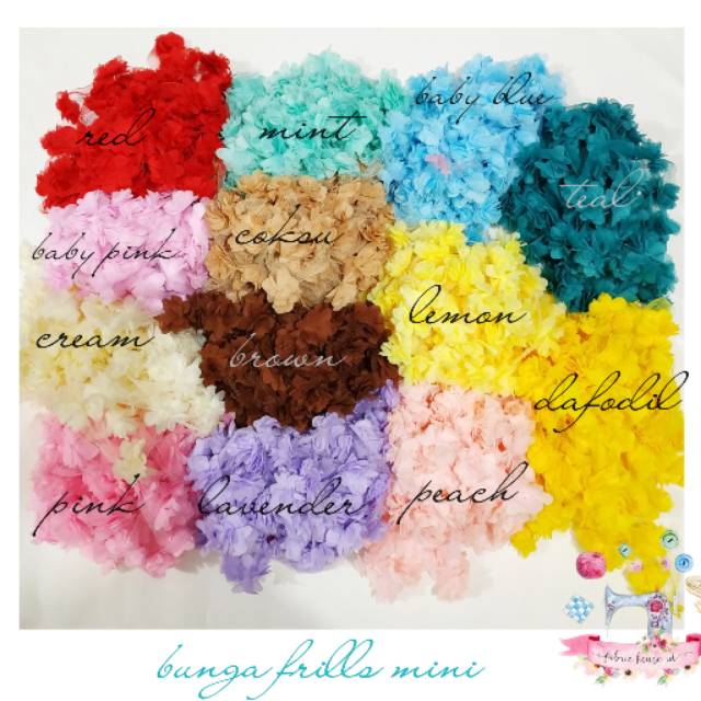 

Bunga frill mini roll an