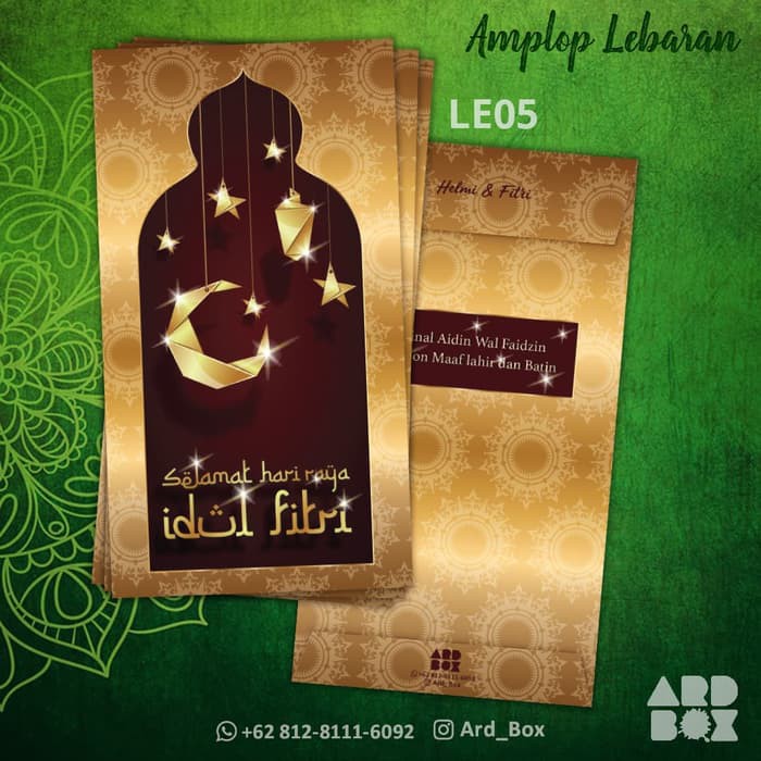 

SALE Amplop Lebaran Ramadan Angpao Idul Fitri Custom Eid Mubarak Gold LE05 B0091