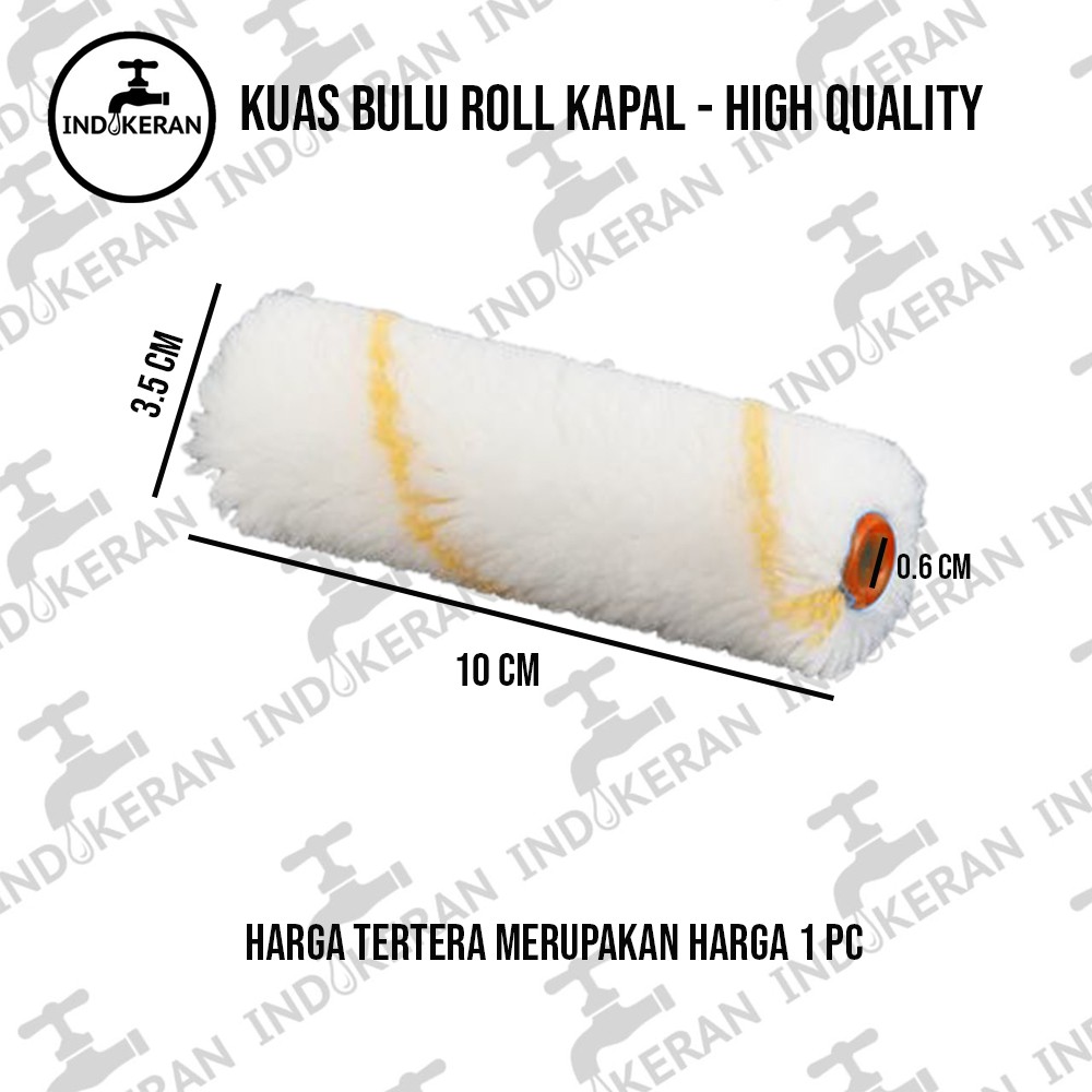 INDOKERAN - Kuas Bulu Roll Bulu Kapal - High Quality