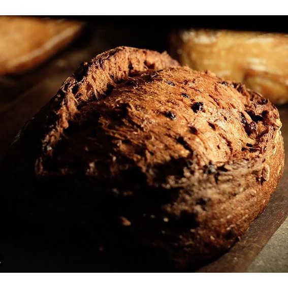 

Half Choco Sourdough with Raisin Walnut AMBROGIO PATISSERIE BANDUNG VIENNOISERIES CROISSANT CROFFLE