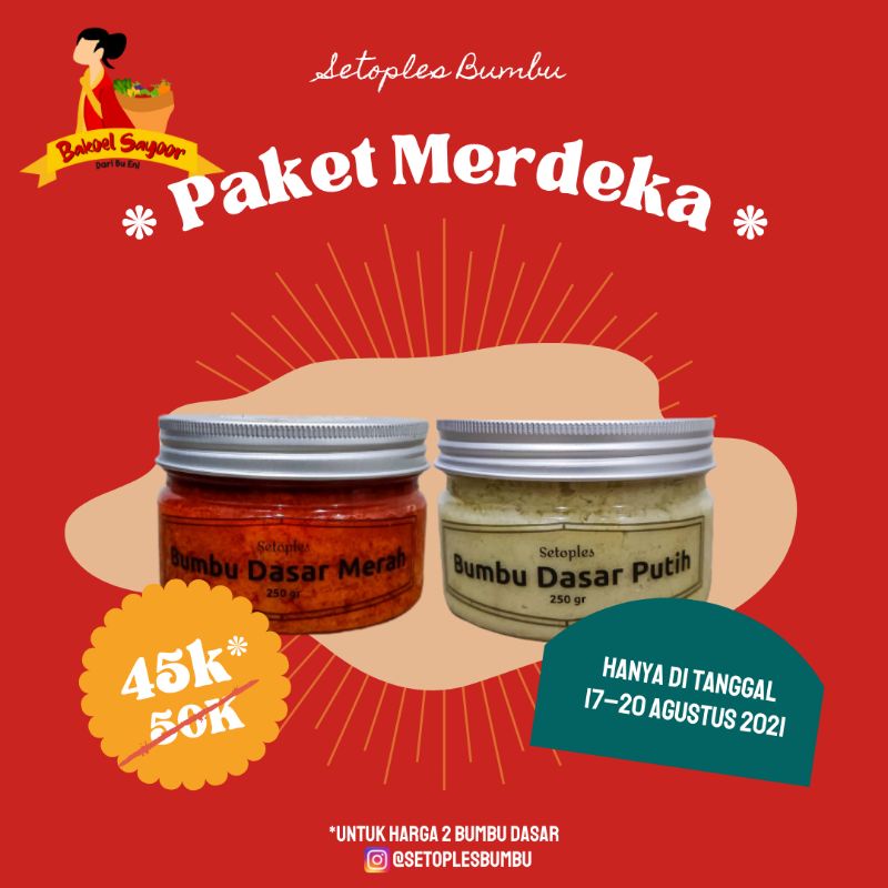 

SetoplesBumbu - Paket Merdeka 45 rb