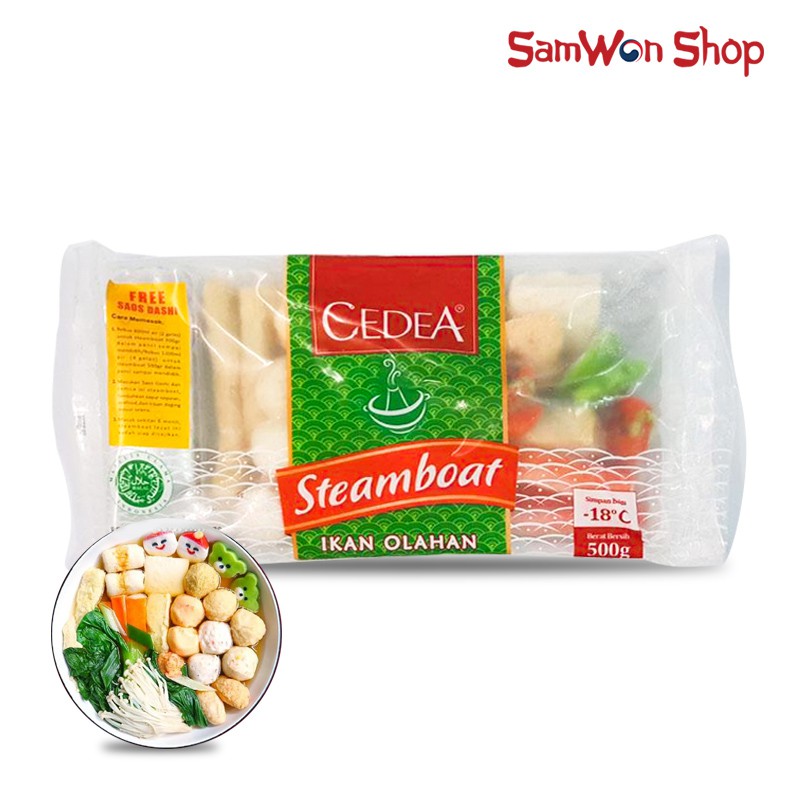 

CEDEA STEAMBOAT SHABU 500 GRAM - FROZEN FOOD IKAN OLAHAN