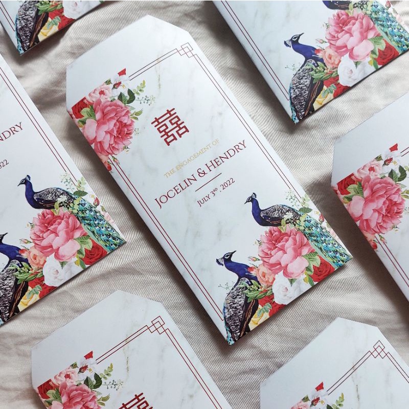 

Custom Angpau Wedding / Imlek / Sangjit / Tunangan / Seserahan/ Tepai Marble