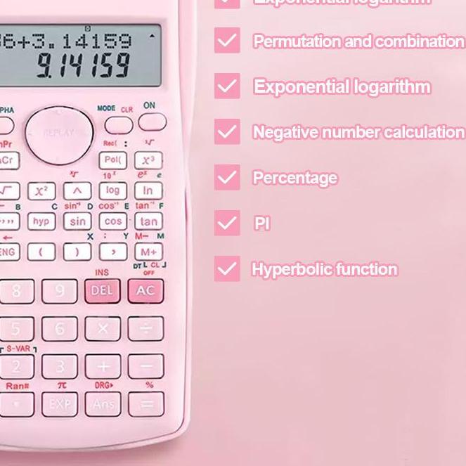 

Beli Segera Mukava Kalkulator Color Function Scientific Kalkulator 24 Fungsi Kalkulasi 3 Warna 1700 - CU2 66D''