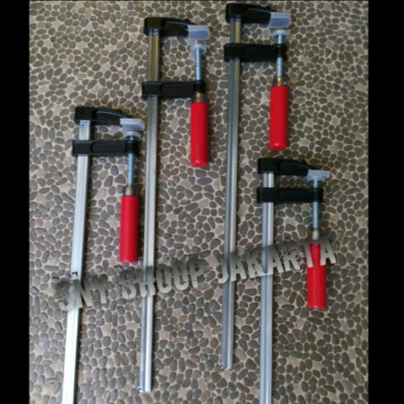 Jual Alat Press Clamp F 120 cm Penjepit Klem Kayu dll