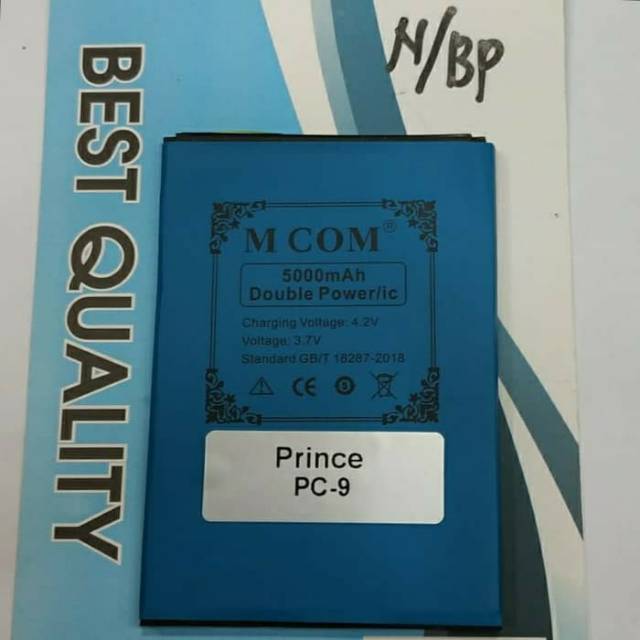 Baterai PRINCE PC9 double power battery battle prince pc9