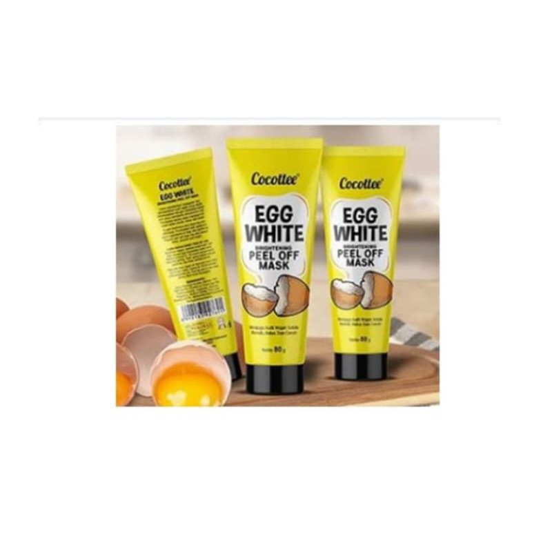 brightening peel off mask/egg white mask
